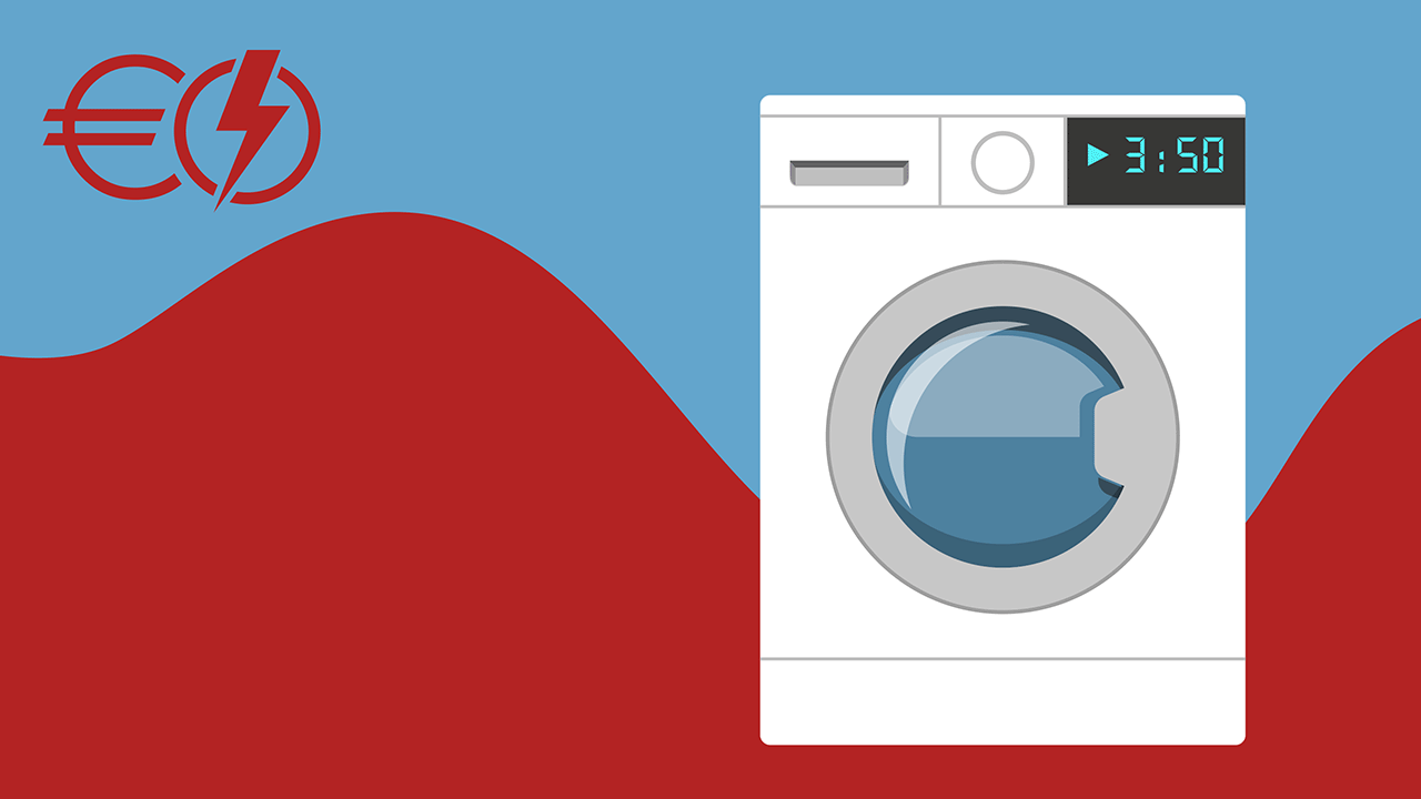 Стиральная машина перед кривой цен на электроэнергию